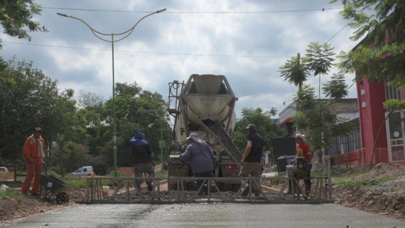 La avenida Alem exhibe importantes avances de obra Municipalidad de